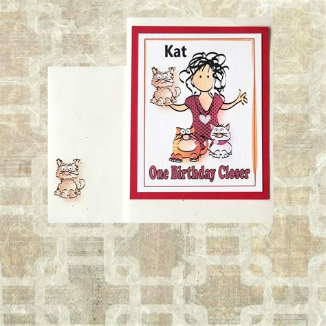 Crazy Cat Lady Birthday Card Funny Cat Lady Bday Card - Etsy