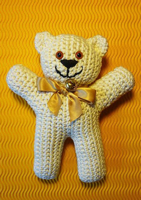 Easy-peasy teddy-bear — crocheted in one piece pattern by Raphaela ...