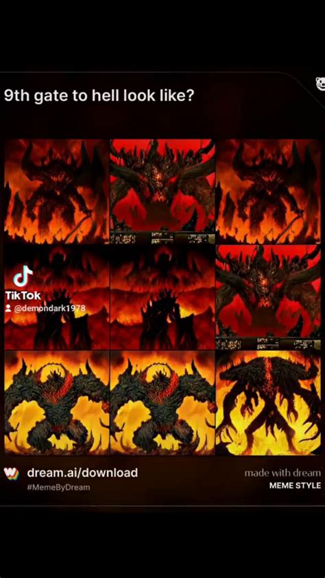 Gate to hell look like? TikTok W) made with dream #MemeByDream MEME STYLE - iFunny