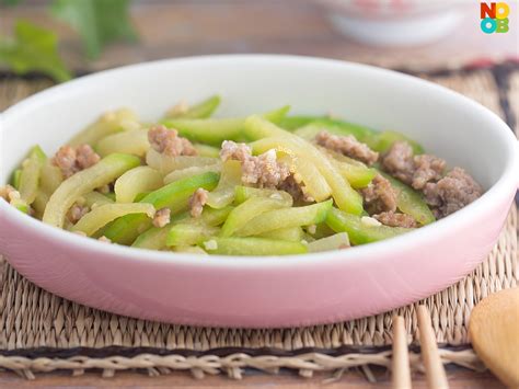 Hairy Gourd with Mince Pork Recipe | Fuzzy Melon Recipe