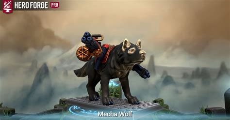 Mecha Wolf - made with Hero Forge