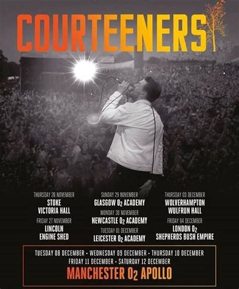 THE COURTEENERS have announced a massive autumn 2015 UK tour to include ...