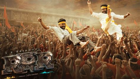 'RRR' new poster: Jr NTR-Ram Charan as Komaram Bheem-Alluri Sitarama ...