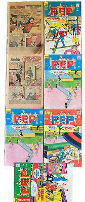 Vintage Archie Series PEP Magazines Comics 1969-1974 Lot of 7 Ungraded ...