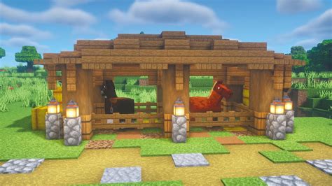 Simple Horse Stable Minecraft