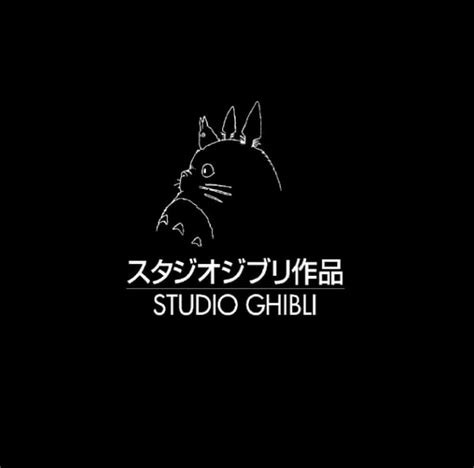 3840x2160px, 4K free download | Studio Ghibli Logo, black and white, studio ghibli, totoro, HD ...