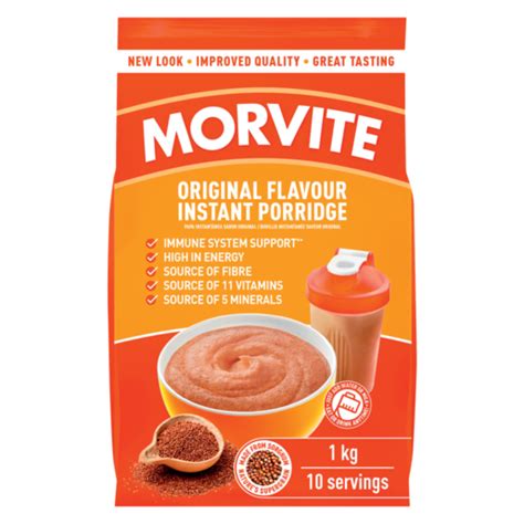 Morvite Original Instant Porridge 1kg | Healthier Cereals | Breakfast Cereals, Porridge & Pap ...