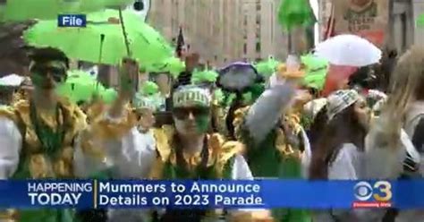 Mummers to announce details about upcoming 2023 parade - CBS Philadelphia