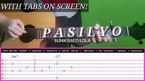 pasilyo fingerstyle tabs - abz collado | sunkissed lola - YouTube