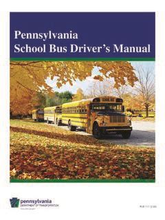 Pennsylvania School Bus Driver’s Manual / pennsylvania-school-bus ...