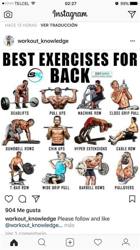 BEST EXERCISES FOR BACK | Good back workouts, Gym workout chart, Back workout bodybuilding