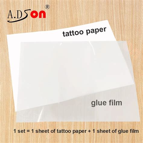 Printable Tattoo Paper Temporary Waterslide Clear Inkjet Laser Tattoo Paper For Body Art - Buy ...