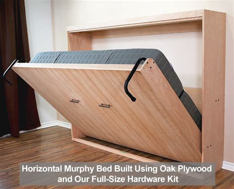 Queen Size Murphy Bed Hardware Kit Horizontal (Sideways) - Easy DIY Murphy Bed | Murphy bed diy ...