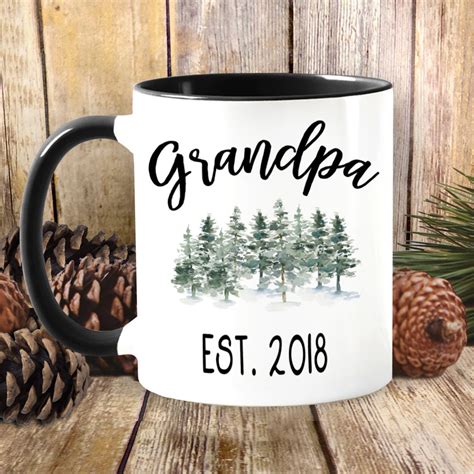 Grandpa Mug Personalized With Established Year / Birth - Etsy