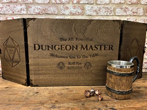 Wooden Dungeon Master Screen - All Powerful Dungeon Master - Fandomonium