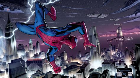 2048x1152 Spiderman Hanging Around City 4k Wallpaper,2048x1152 Resolution HD 4k Wallpapers ...