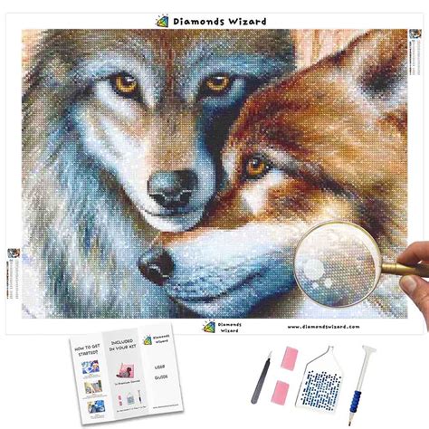 Diamond Painting Wolves In Forest – Diamonds Wizard | The Best Diamond Painting Kits