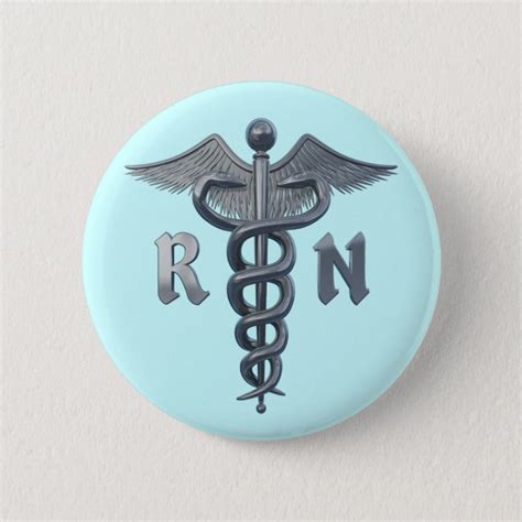 Registered Nurse Symbol 6 Cm Round Badge | Zazzle.co.nz