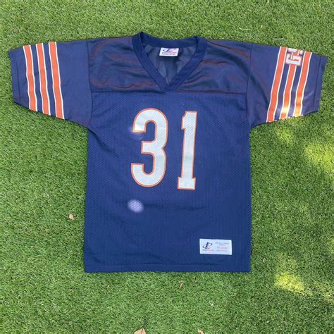 Vintage Logo Athletic Rashaan Salaam Chicago Bears... - Depop