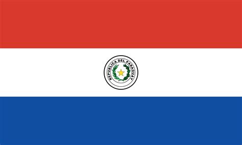 vector illustration of Paraguay flag 2450310 Vector Art at Vecteezy