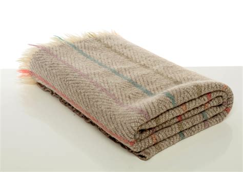 Vintage Pendleton Blanket Wool Blanket Grey by ExileTextiles