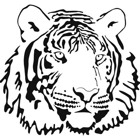 Tiger Face Drawing at GetDrawings | Free download