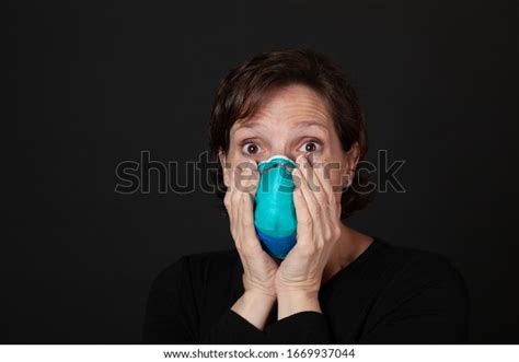 Scared Woman Wearing Hospital Grade N95 Stock Photo 1669937044 | Shutterstock