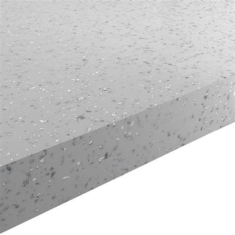 GoodHome 38mm Berberis Gloss White Star effect Laminate & particle ...