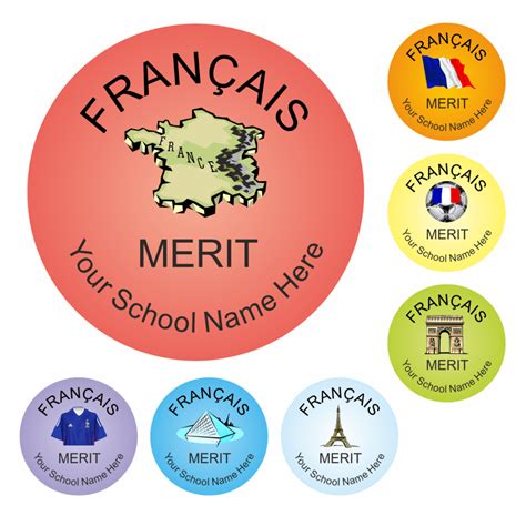 French Multi Reward Stickers | Stickers for Teachers