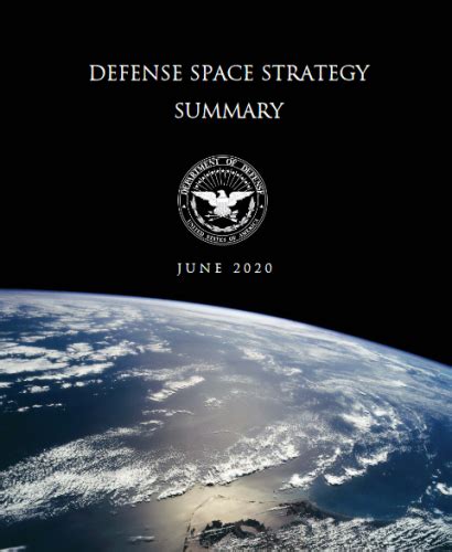 United States Defense Space Strategy Summary – The DEFCON Warning System