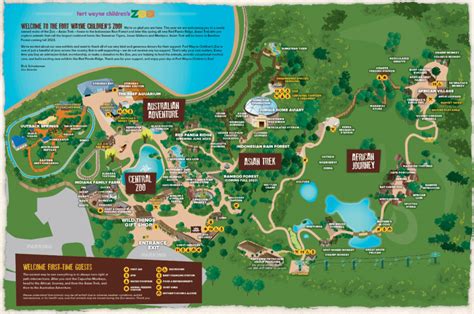 Fort Wayne Children's Zoo Map and Brochure (2024 - 2020 ...