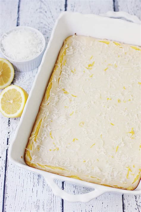 Easy & Delicious Lemon Bars with Cake Mix - Halft-Scratched