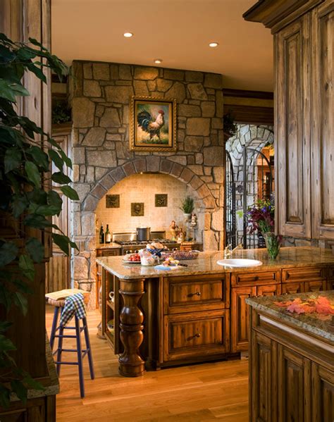 French Country Gothic Mountain - Modern - Kitchen - charlotte - by Mark Sinsky Architect, PA