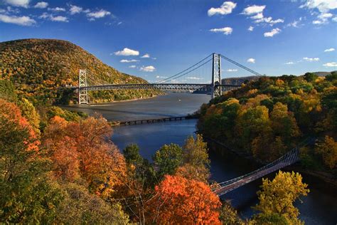 The Hudson River Valley In Autumn by June Marie Sobrito