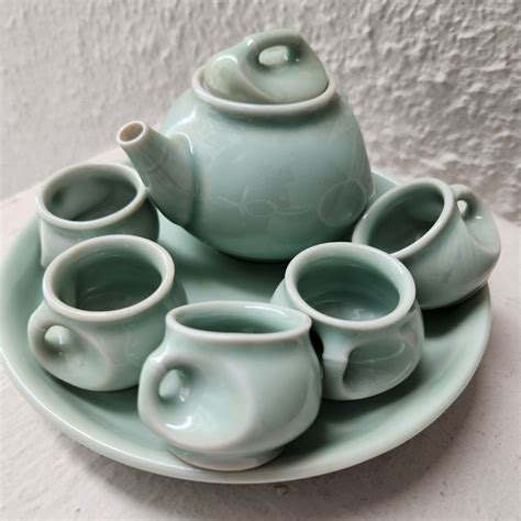 Vintage chinese teapot set, Hobbies & Toys, Memorabilia & Collectibles ...