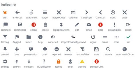 A collection of SVG icons