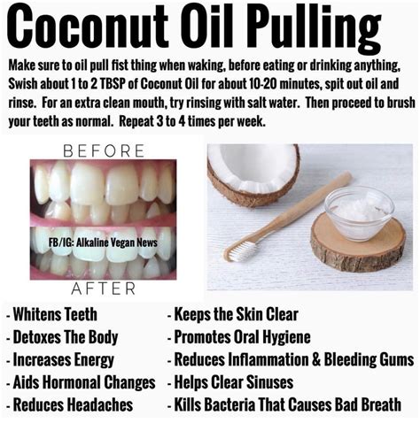 Use coconut oil BEFORE brushing your teeth for these incredible health benefits. | Holistic ...