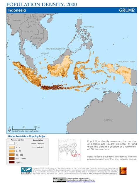 Indonesia: Population Density, 2000 | Population density mea… | Flickr