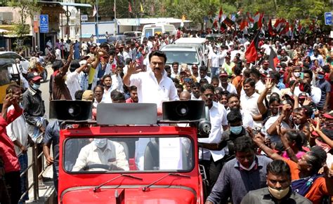 MK Stalin's wife, son campaign for DMK ahead of Tamil Nadu Assembly ...