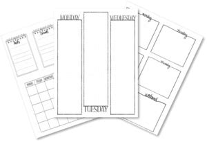 Free Blank Calendar Templates | Word, Excel, PDF for any month