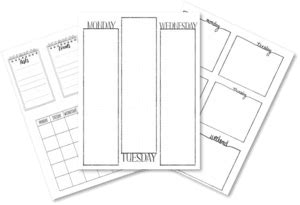 Free Blank Calendar Templates | Word, Excel, PDF for any month