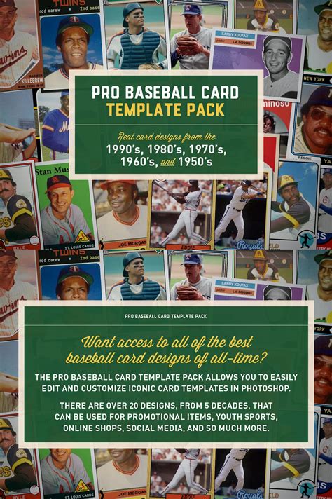 Pro Baseball Card Templates - Siteoutsite