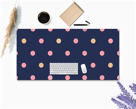 Pink Desk Mat Desk Pad Pink Extra Large Desk Mat Pastel | Etsy