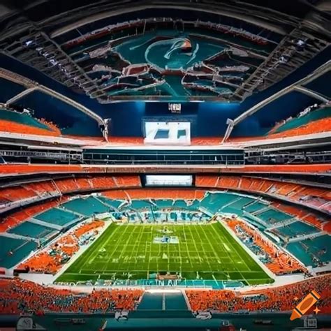 Miami dolphin nfl stadium on Craiyon