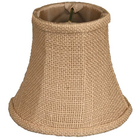 RoyalDesigns 5" Burlap Bell Lamp Shade | Wayfair