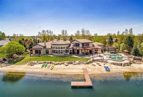 $2 Million Lakefront Home In Eagle, Idaho - Homes of the Rich