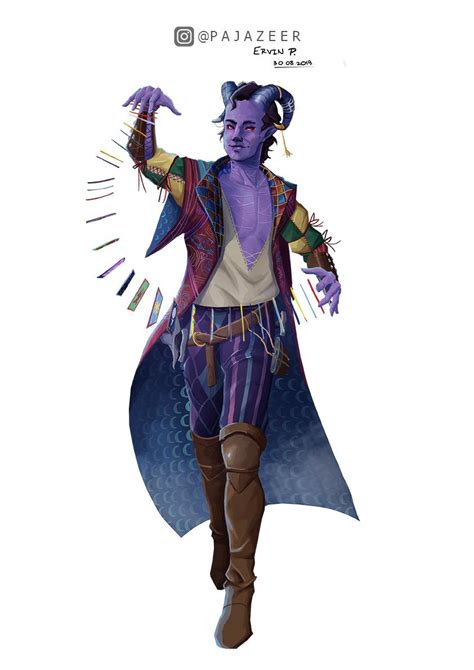 [OC] I painted the character Mollymauk from the DnD show Critical Role ...