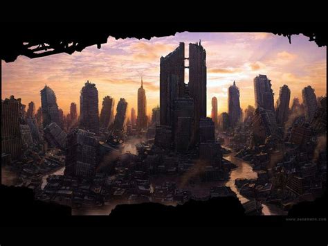 Post apocalyptic city, Post apocalyptic art, Post apocalyptic