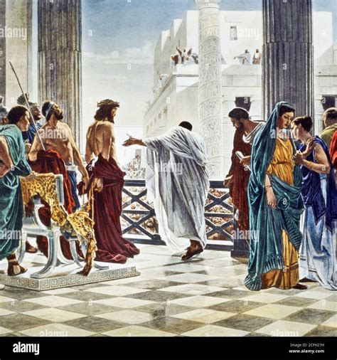 Pontius pilate and jesus jerusalem hi-res stock photography and images ...