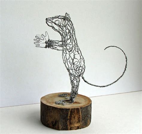 My Owl Barn: Wire Sculptures by Ruth Jensen